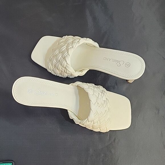 BRAND NEW HERSTYLE MELROSE BRAIDED SQUARE OPEN TOE SLIP-ON MULES SANDAL - Picture 5 of 14